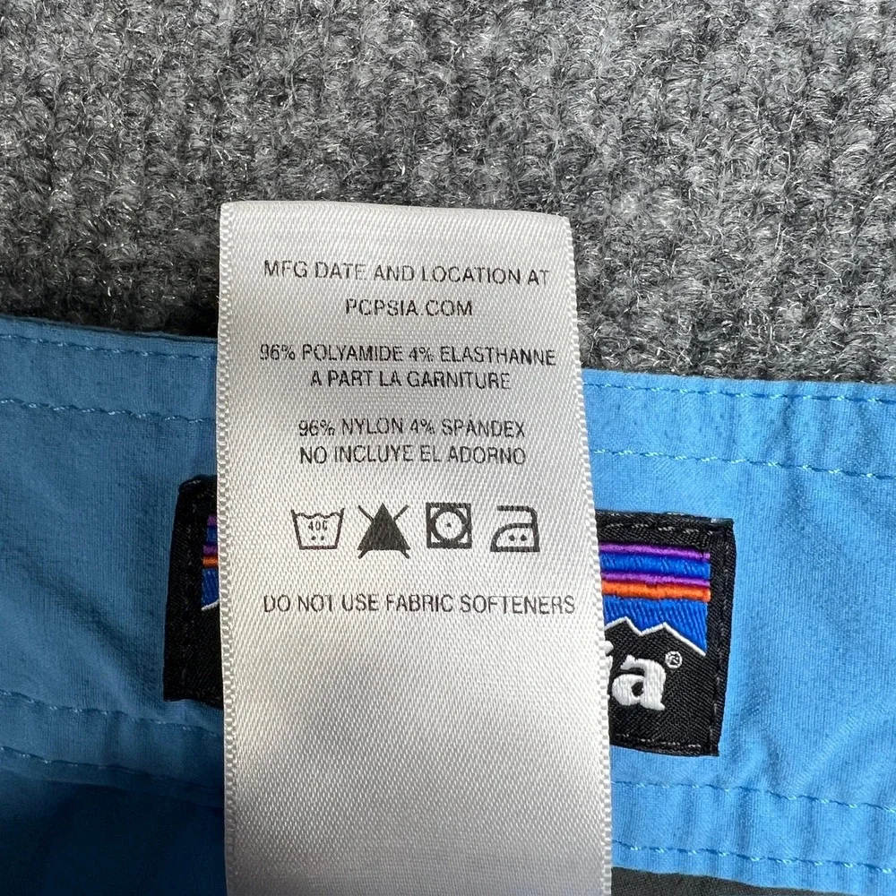 Patagonia Men's 36 Stretch Wavefarer Board Shorts Swim‎ Trunks Skipper Blue 21